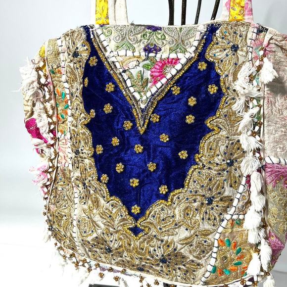 Banjari indian bohemian boho hippy tote bag - Picture 2 of 6